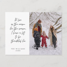 Sentimental, frohe Weihnachten, Familienfest Foto Postkarte