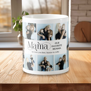 Sentimentale Fotocollage Mama Andenken Kaffeetasse