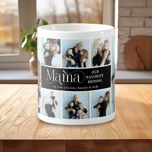 Sentimentale Fotocollage Mama Andenken Kaffeetasse