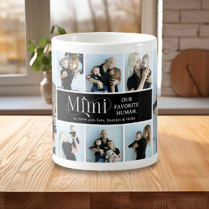 Sentimentale Fotocollage Mimi Andenken Kaffeetasse