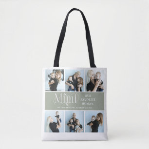 Sentimentale Fotocollage Mimi Andenken  Tasche