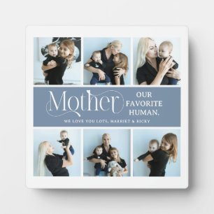 Sentimentale Fotocollage Mutter Andenken  Fotoplatte