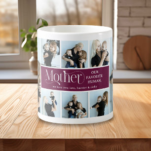 Sentimentale Fotocollage Mutter Andenken Kaffeetasse