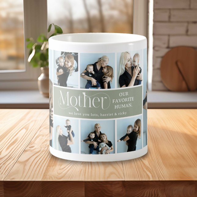 Sentimentale Fotocollage Mutter Andenken Kaffeetasse (Von Creator hochgeladen)