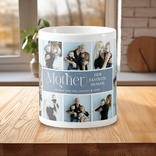 Sentimentale Fotocollage Mutter Andenken Kaffeetasse