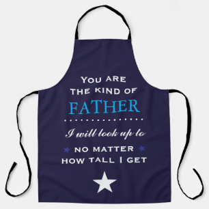 Sentimentales Aprongeschenk für den Vater Schürze