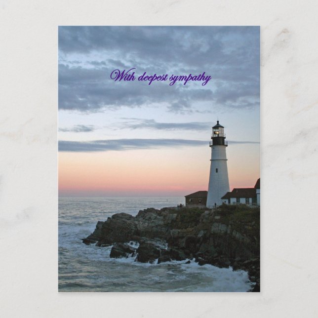 Sentinal bei Sunset, mit tiefstem Beileid. Postkarte (Vorderseite)