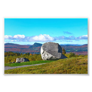 Sentinel Rock, Westmore, Vermont Fotodruck