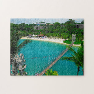 Sentosa Beach Singapore.