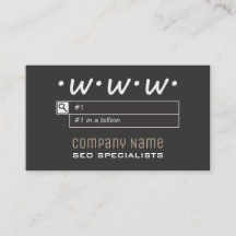 SEO Berater-Visitenkarten