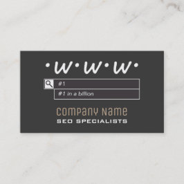 SEO Berater-Visitenkarten Visitenkarte