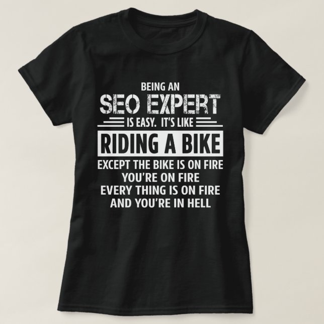 SEO-Experte T-Shirt (Design vorne)