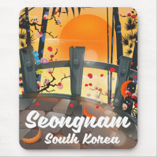 Seongnam Südkorea Reiseplakat Mousepad
