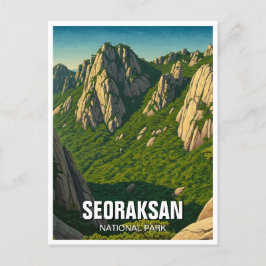 Seoraksan-Nationalpark Korea Postkarte