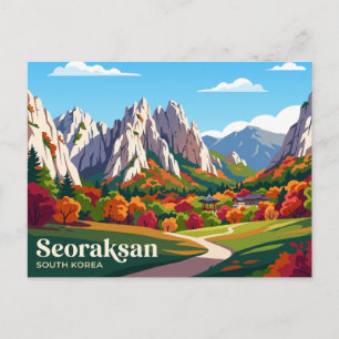 Seoraksan-Nationalpark Südkorea Postkarte