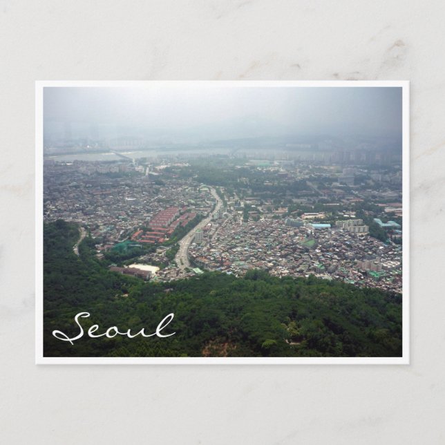 Seoul-Ansicht Postkarte (Vorderseite)