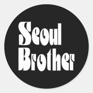 Seoul Brother Classic Round Sticker