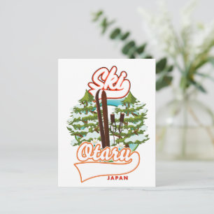 Séoul Corée du Sud Logo de ski Carte postale