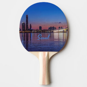 Seoul Hauptstadt South Korea City Skyline Tischtennis Schläger