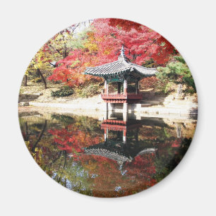 Seoul-Herbst-Farben Magnet