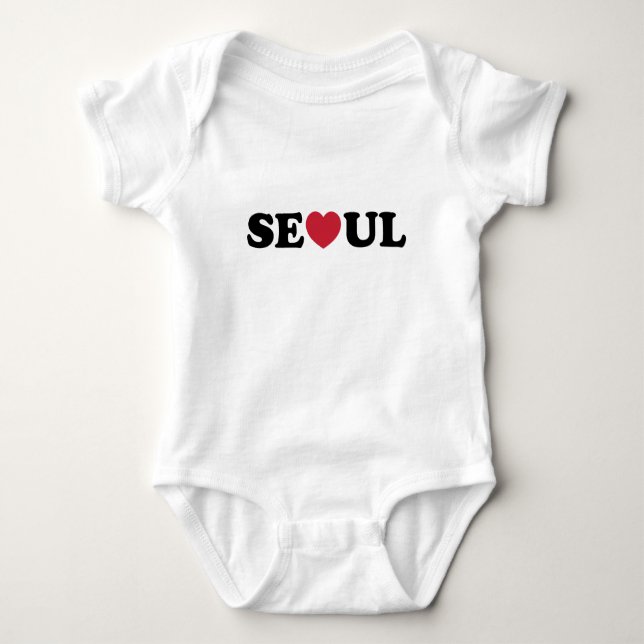 Seoul Liebe Heart Baby Strampler (Vorderseite)
