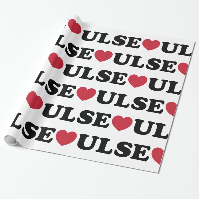 Seoul Liebe Heart Geschenkpapier (Ungerollt)