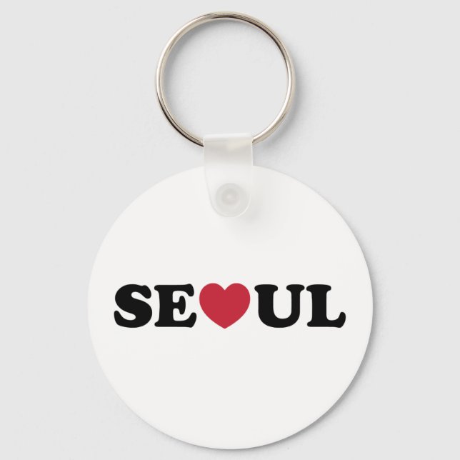 Seoul Liebe Heart Schlüsselanhänger (Vorderseite)