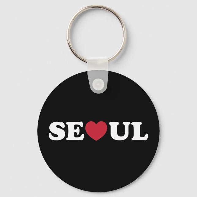 Seoul Liebe Heart Schlüsselanhänger (Vorderseite)
