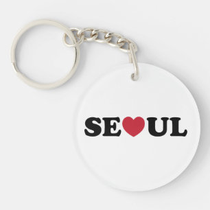 Seoul Liebe Heart Schlüsselanhänger