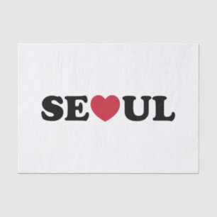Seoul Liebe Heart Seidenpapier