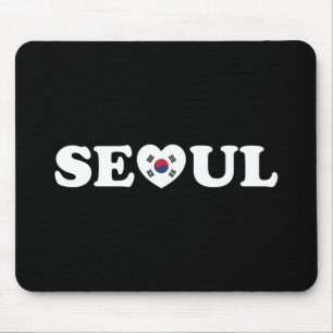 Seoul Liebe Herz Taegeukgi Flag Mousepad