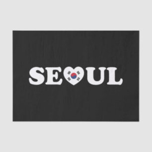 Seoul Liebe Herz Taegeukgi Flag Seidenpapier