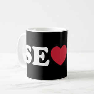 Seoul Love Herz Kaffeetasse
