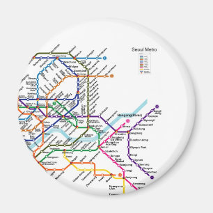 Seoul Metro_Map Magnet