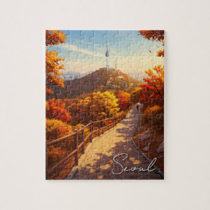 Seoul Namsan Südkorea Herbst