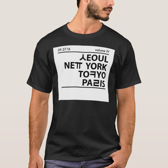 Seoul, New York, Tokyo, and Paris Essential T-Shir T-Shirt (Vorderseite)