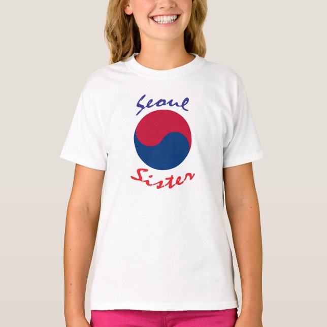 Seoul-Schwester-Koreaner-T - Shirt (Vorderseite)