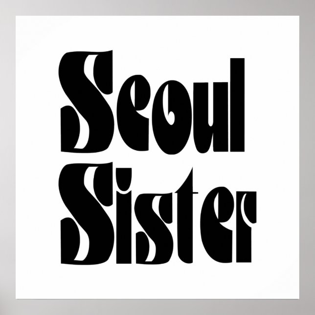 Seoul Sister Poster (Vorne)