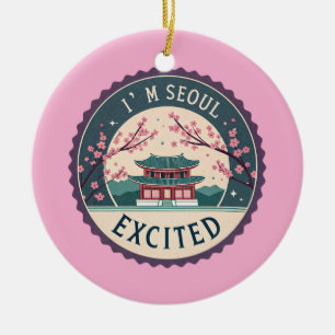 Seoul Sisters Korea Reise Erinnerungs Keramik Orna Ornament