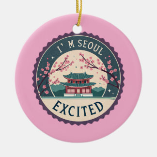 Seoul Sisters Korea Reise Erinnerungs Keramik Orna Ornament
