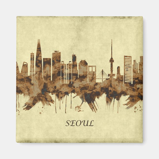 Seoul South Korea City City Magnet (Vorne)
