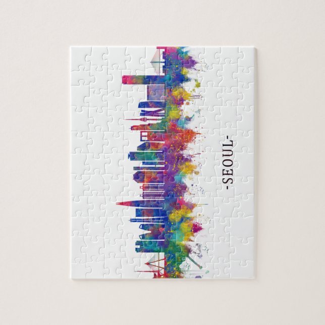 Seoul South Korea Skyline (Vertikal)
