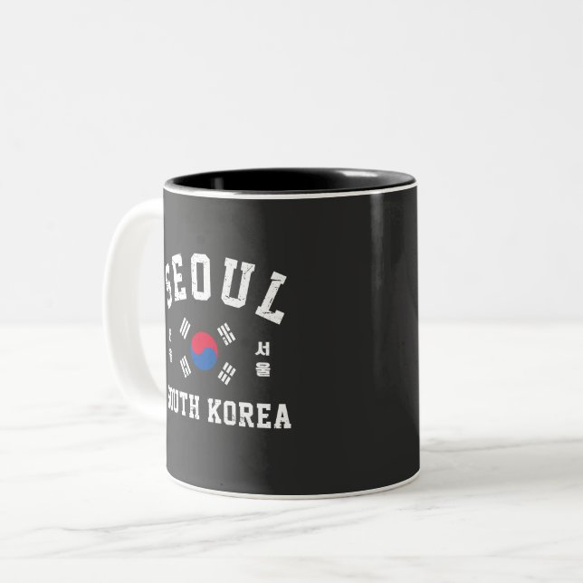 Seoul South Korea  Zweifarbige Tasse (Vorderseite Links)