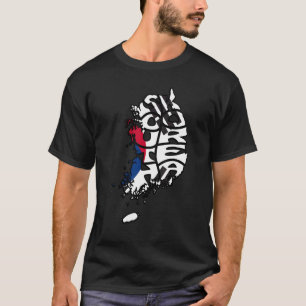 Seoul Südkorea Ästhetik Koreanische Flagge Hauptst T-Shirt