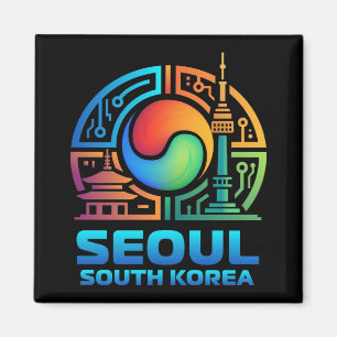 Seoul Südkorea Magnet