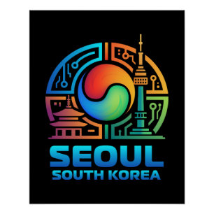 Seoul Südkorea Poster