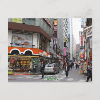 Seoul, Südkorea, Postkarte