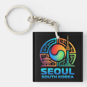Seoul Südkorea Schlüsselanhänger