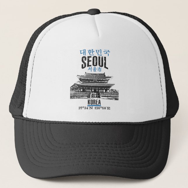 Seoul Truckerkappe (Vorderseite)