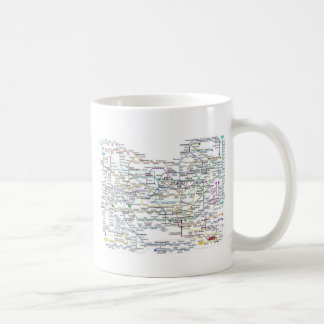 Seoul-Untergrundbahn-Karte Kaffeetasse